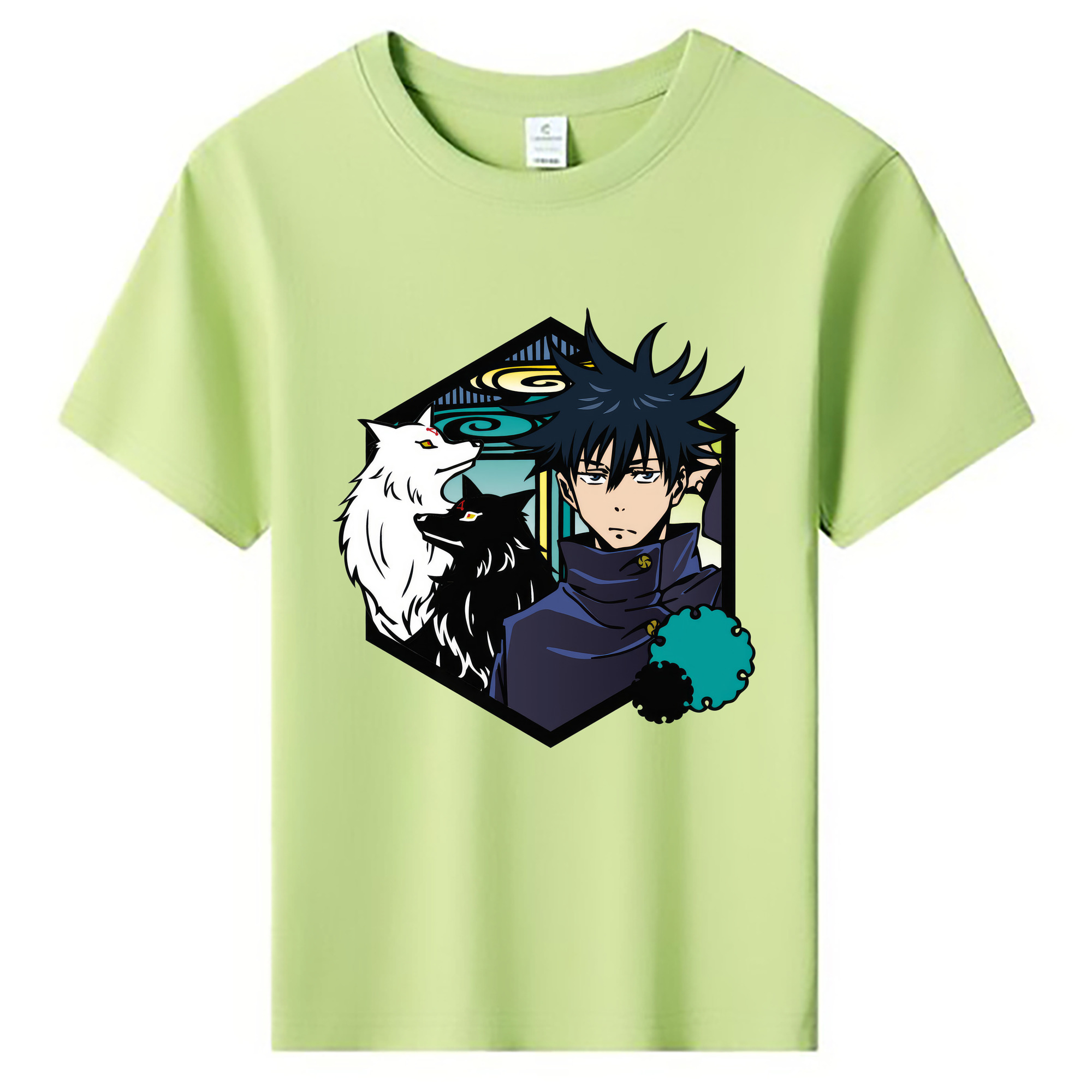 （画像用） 呪術廻戦 Jujutsu Kaisen 綿100％キッズTシャツ（フロントプリント）